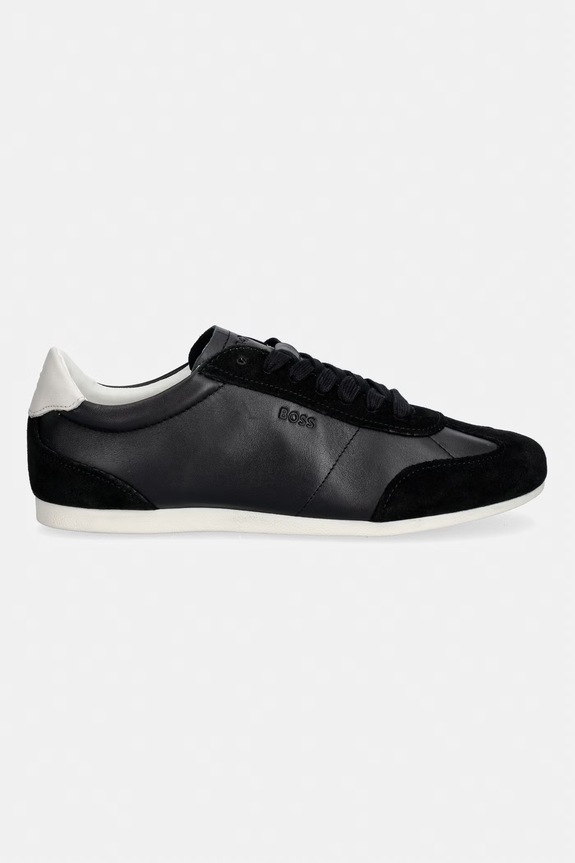 BOSS Solenne кроссовки для женщин кожаные 50575225.001 чёрный AW26