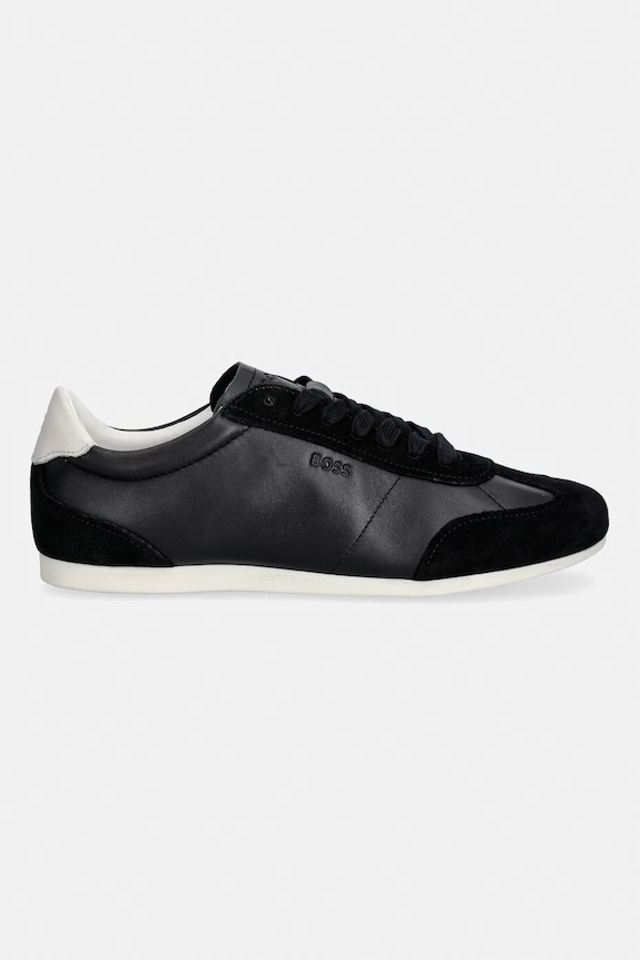 BOSS Solenne кроссовки для женщин кожаные 50575225.001 чёрный AW26