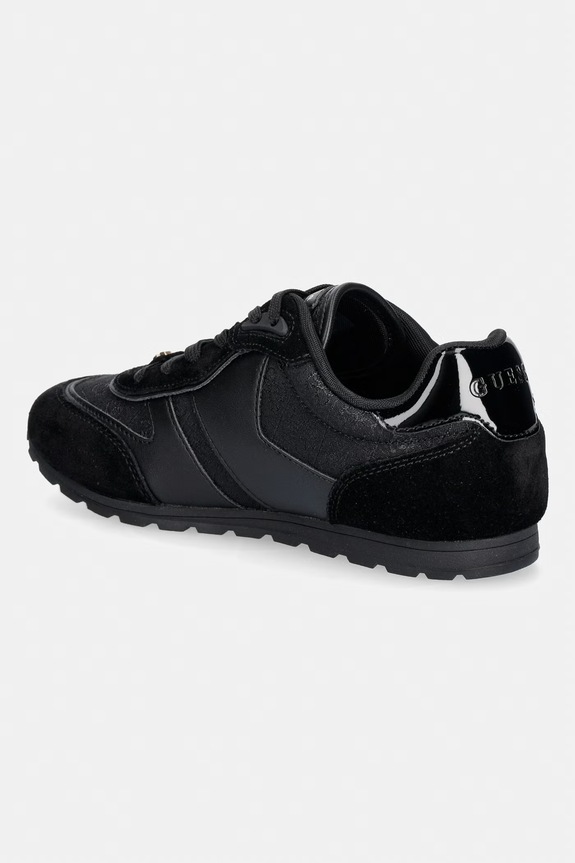 Obuća Guess TYRAH tenisice za žene od kože FLTTYR.SUE12.BLACK crna