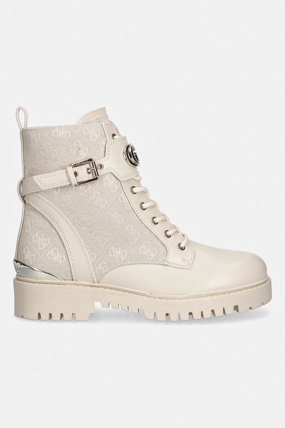 Guess čizme s platformom za žene OLANNA2 FLTO2L.FAL10.BEIGE bež AW26
