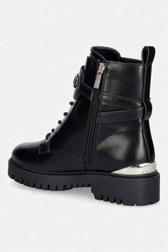 Obuća Guess čizme s platformom za žene OLANNA FLTOLA.ELE10.BLACK crna