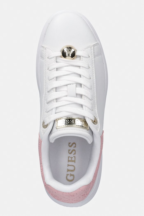 Guess FIREUP sneakers Γυναικεία δερμάτινα λευκό FLTFRE.LEA12.WHIPU
