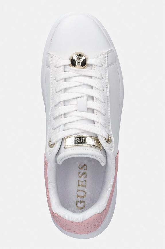 Guess FIREUP sneakers Γυναικεία δερμάτινα λευκό FLTFRE.LEA12.WHIPU