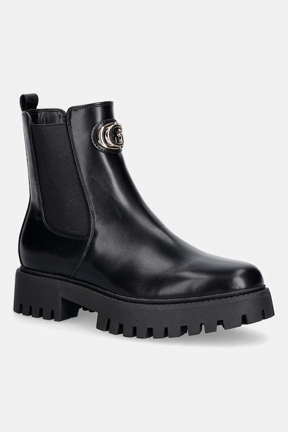 Guess čizme s platformom za žene FIDA crna FLTFID.ELE10.BLACK