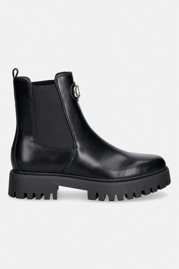 Guess čizme s platformom za žene FIDA FLTFID.ELE10.BLACK crna AW26