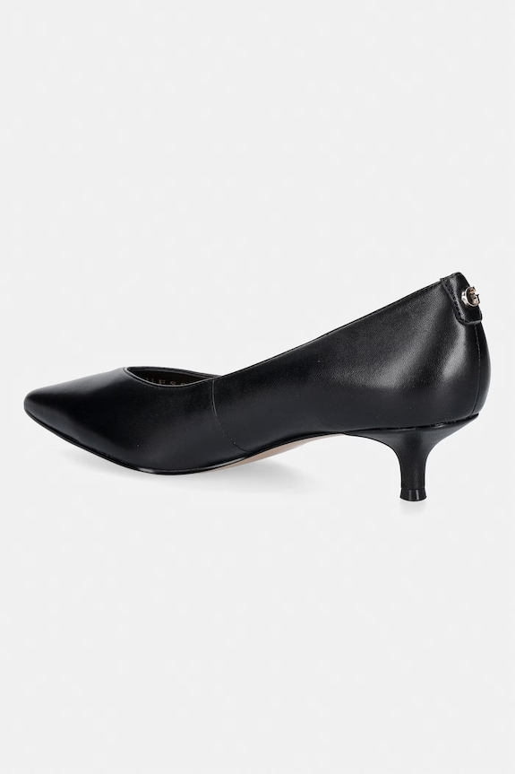 Obuća Guess štikle od kože CASEN FLTCSE.LEA08.BLACK crna