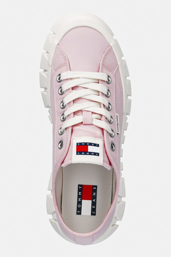 Tommy Jeans TJ PLATFORM SNEAKER teniske ženske roza EN0EN03098