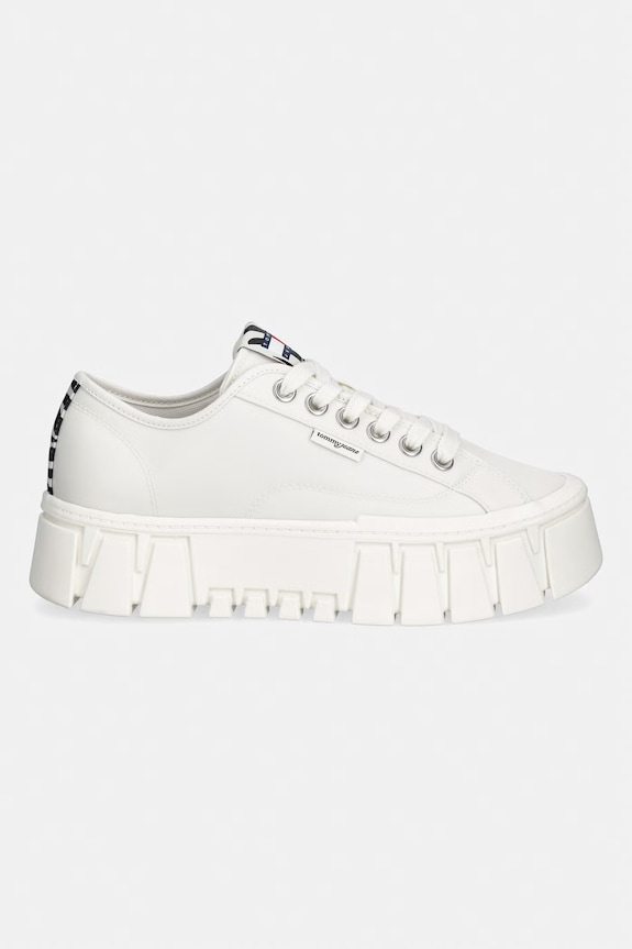 Tommy Jeans TJ PLATFORM SNEAKER ZEBRA sneakersy damskie EN0EN03070 biały AW26