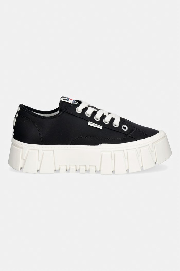 Tommy Jeans TJ PLATFORM SNEAKER ZEBRA sneakersy damskie EN0EN03070 czarny AW26