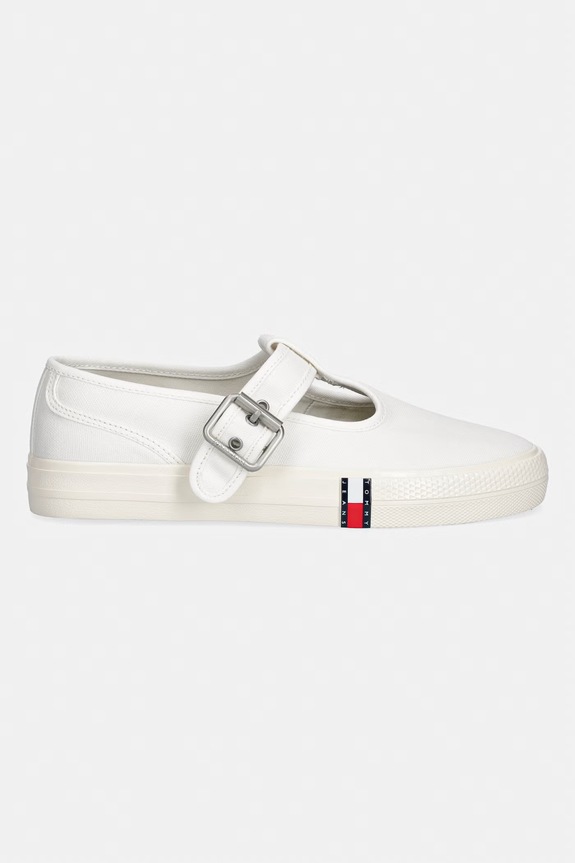Tommy Jeans ARCHIVE Y2K MARY JANE teniși pentru femei EN0EN03048 alb AW26