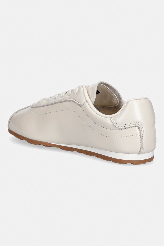 Obuća Tommy Hilfiger BELLA SNEAKER LEATHER tenisice za žene od kože FW0FW09495 bež