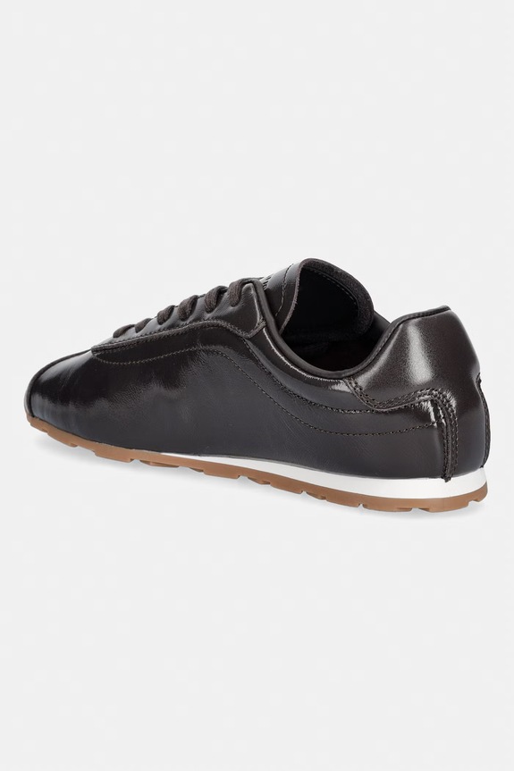 Obuća Tommy Hilfiger BELLA SNEAKER LEATHER tenisice za žene od kože FW0FW09495 smeđa