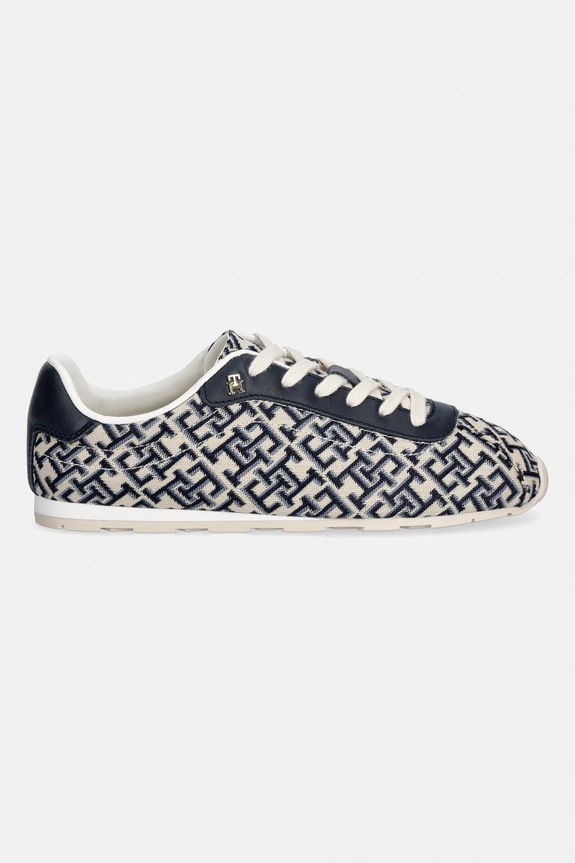 Tommy Hilfiger BELLA MONOGRAM SNEAKER sneakersy damskie FW0FW09523 granatowy AW26