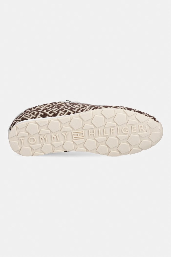 Tommy Hilfiger BELLA MONOGRAM SNEAKER sneakersy damskie FW0FW09523 beżowy