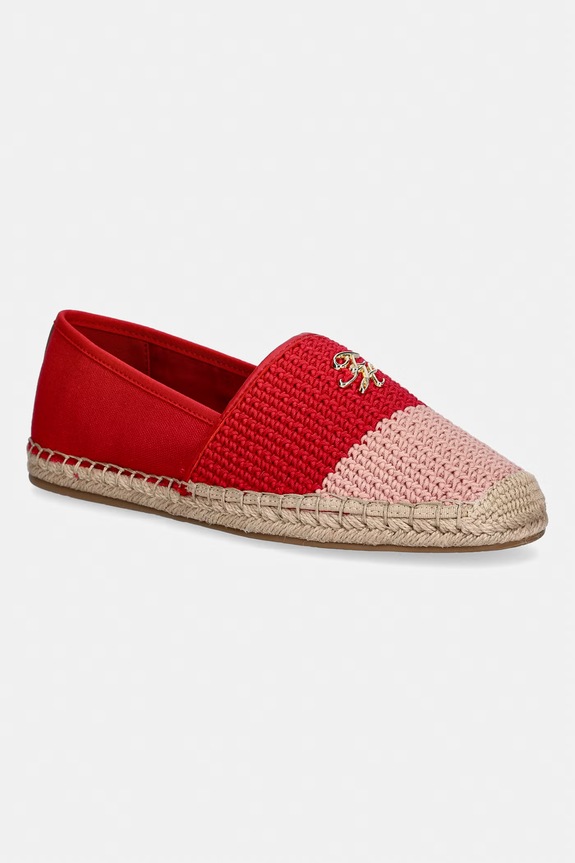 Tommy Hilfiger espadrile za žene TH SCRIPT CROCHET ESPADRILLE crvena FW0FW09502