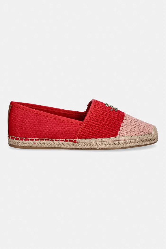 Tommy Hilfiger espadrile za žene TH SCRIPT CROCHET ESPADRILLE FW0FW09502 crvena AW26