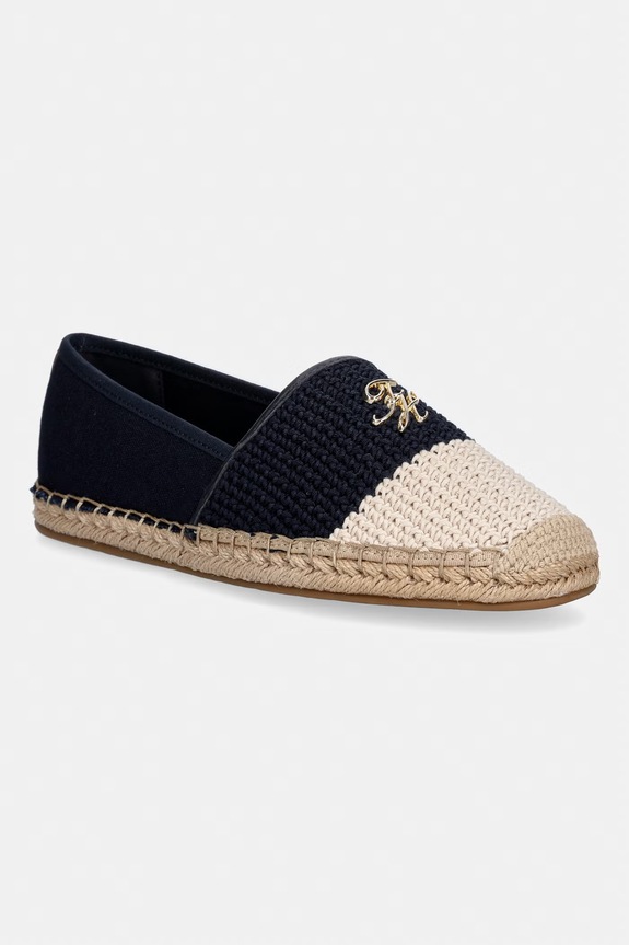 Tommy Hilfiger espadrile za žene TH SCRIPT CROCHET ESPADRILLE mornarsko plava FW0FW09502