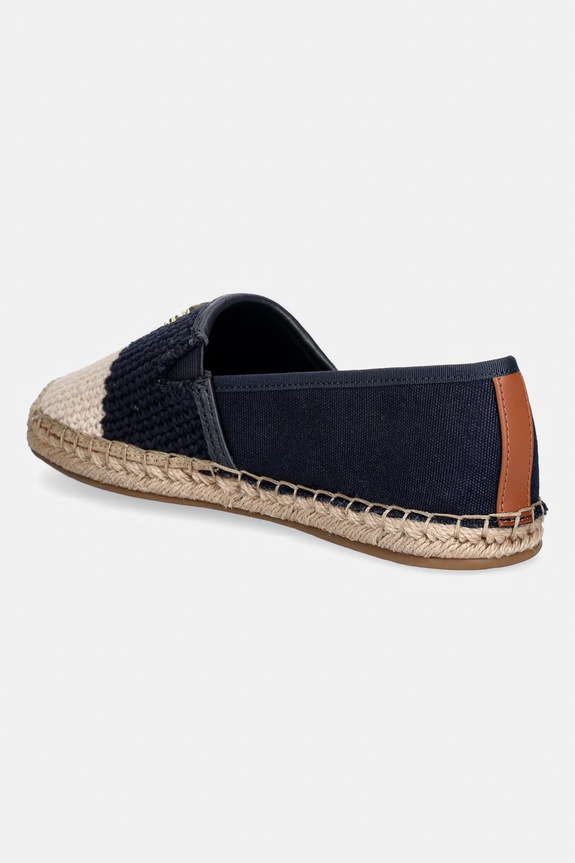 Obuća Tommy Hilfiger espadrile za žene TH SCRIPT CROCHET ESPADRILLE FW0FW09502 mornarsko plava