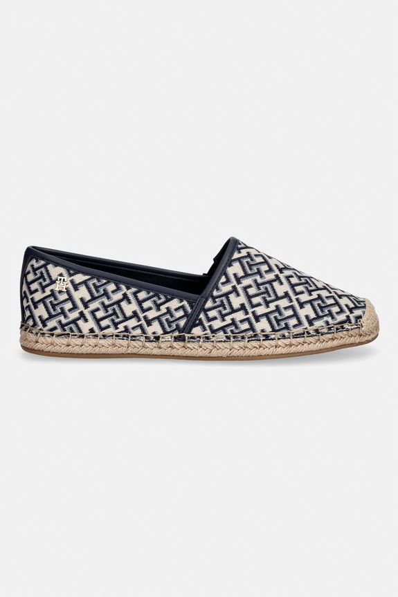 Tommy Hilfiger espadryle damskie TH MONOGRAM JACQUARD ESPADRILLE FW0FW09501 granatowy AW26