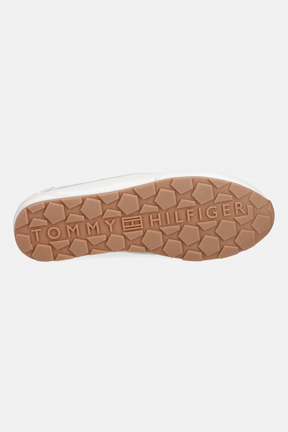 Tommy Hilfiger baleriny skórzane BELLA BALLET SNEAKER FW0FW09449 beżowy