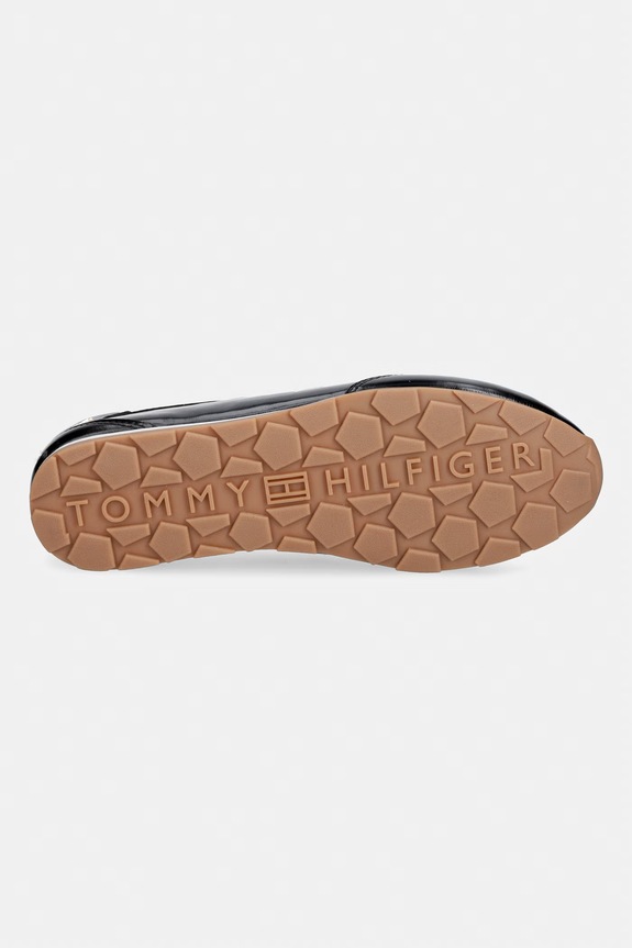 Tommy Hilfiger baleriny skórzane BELLA BALLET SNEAKER FW0FW09449 czarny
