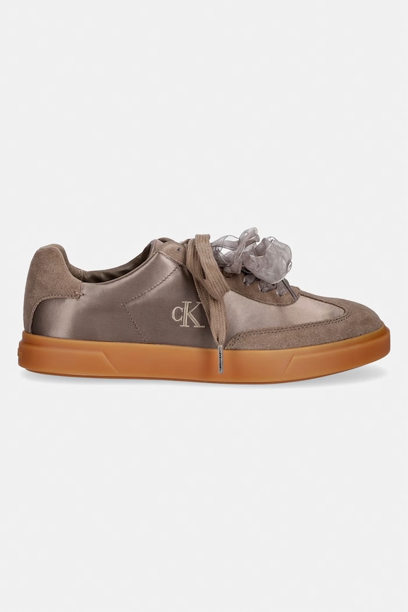 Calvin Klein LOW PRO CUPSOLE WT SATIN MIX superge ženske HW0HW03288.0H0 bež AW26