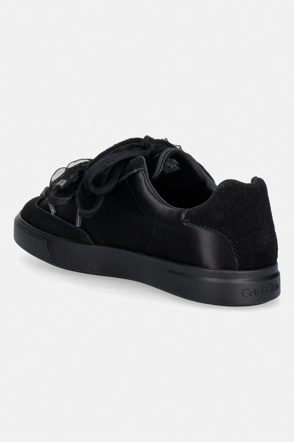 Obuwie Calvin Klein LOW PRO CUPSOLE WT SATIN MIX sneakersy damskie HW0HW03288.0GJ czarny