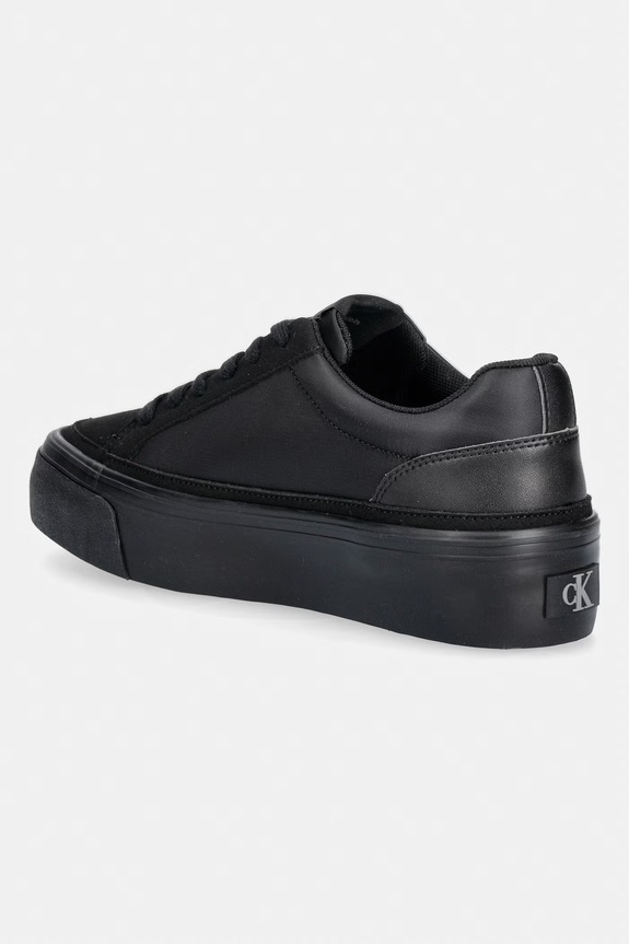 Obuwie Calvin Klein VULC FLATF LACEUP NY-SU sneakersy damskie HW0HW03086.0GJ czarny