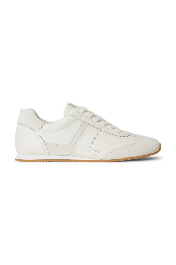 Lauren Ralph Lauren Dani Lw Prfl tenisice za žene od kože bijela 802P17694001.100
