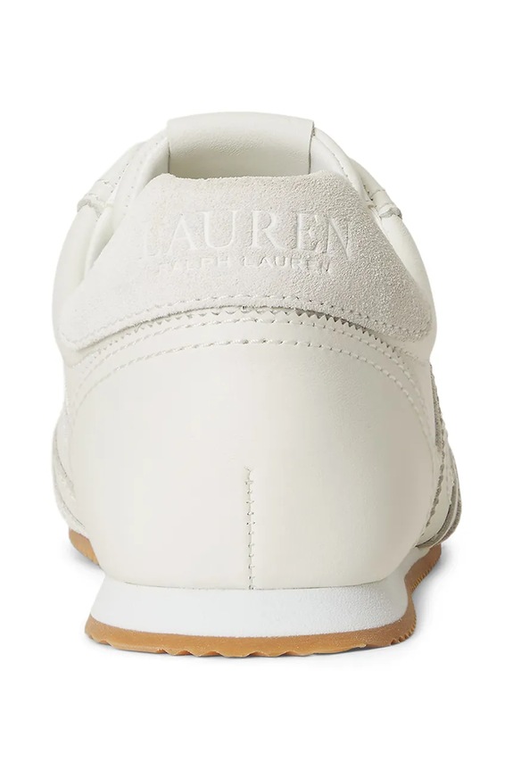 Lauren Ralph Lauren Dani Lw Prfl tenisice za žene od kože bijela 802P17694001.100