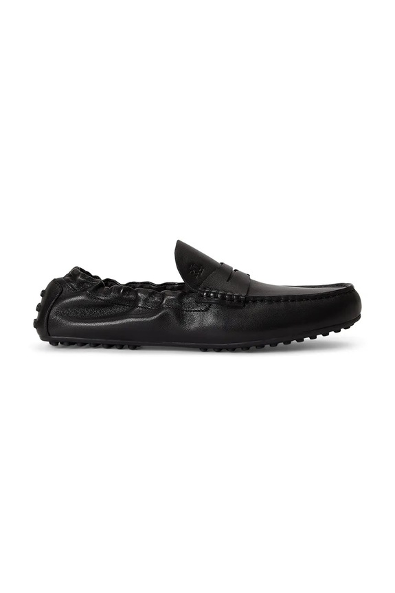 Lauren Ralph Lauren mokasinke za žene od kože Wynnie Drvr crna 802P15834002.001