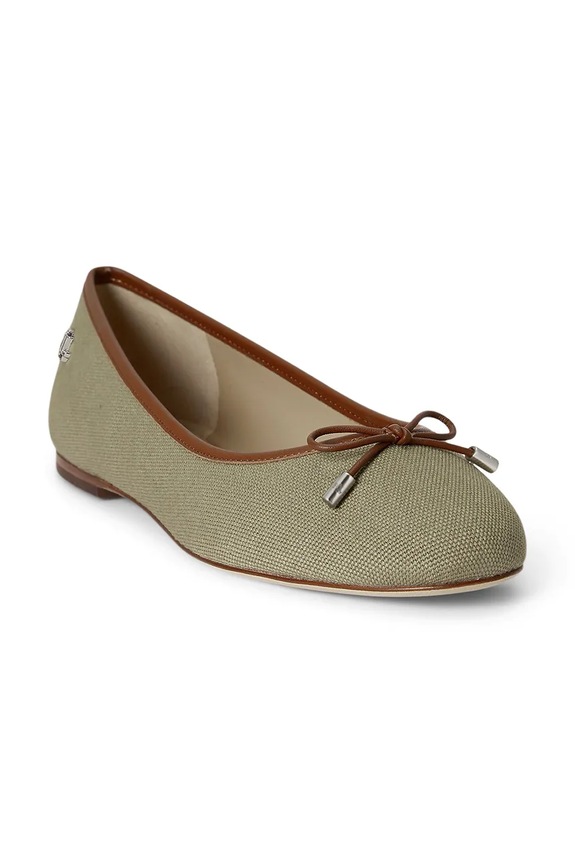 Lauren Ralph Lauren μπαλαρίνες Jayna 802P15828001.999 πράσινο AW26