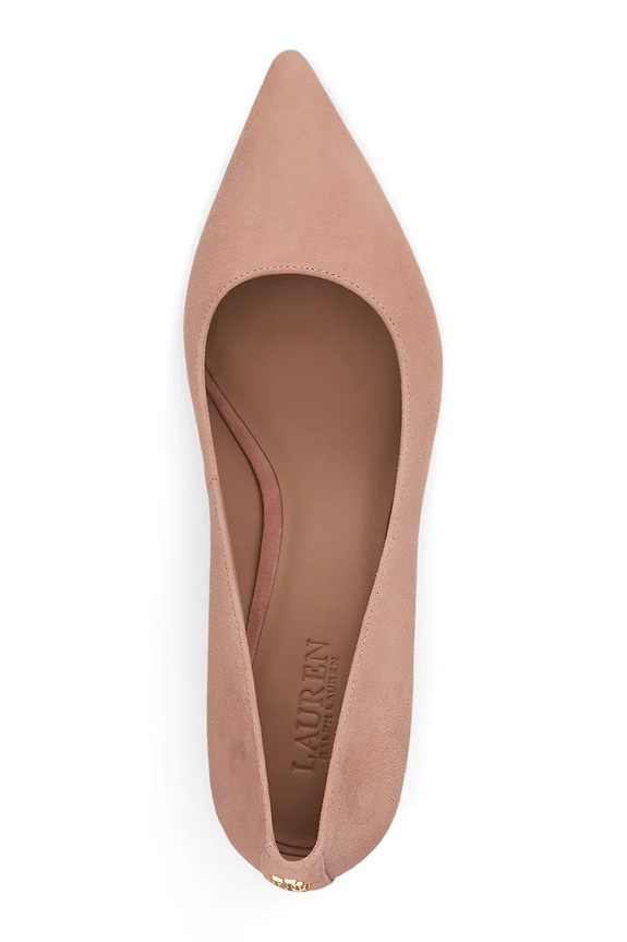 Lauren Ralph Lauren tacchi a spillo in pelle Adrienne rosa 802755524012.650