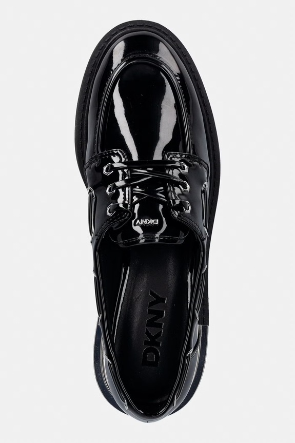 DKNY polčevlji ženski Randall Boat črna K2633523.BLK