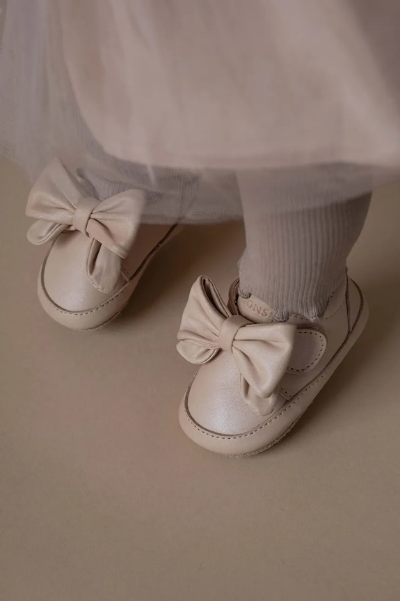 Donsje buty niemowlęce nubukowe beżowy 1042200