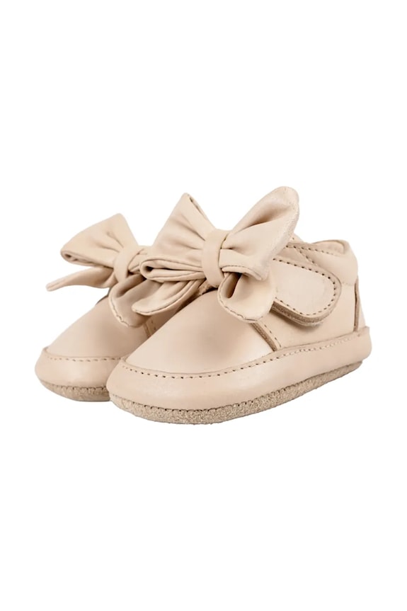 Donsje buty niemowlęce nubukowe 1042200 beżowy AW26