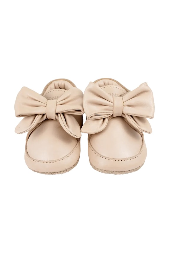 Dziewczynka Donsje buty niemowlęce nubukowe 1042200 beżowy