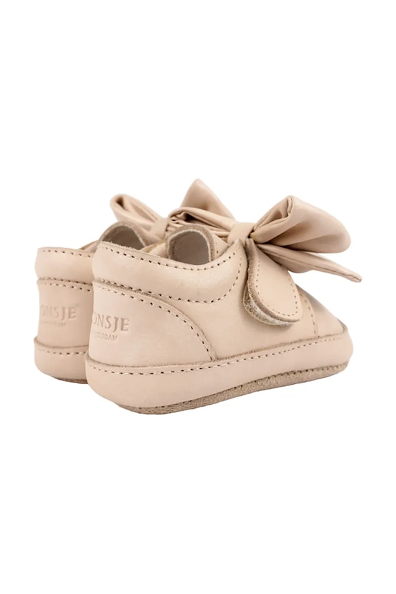 Donsje buty niemowlęce nubukowe beżowy 1042200