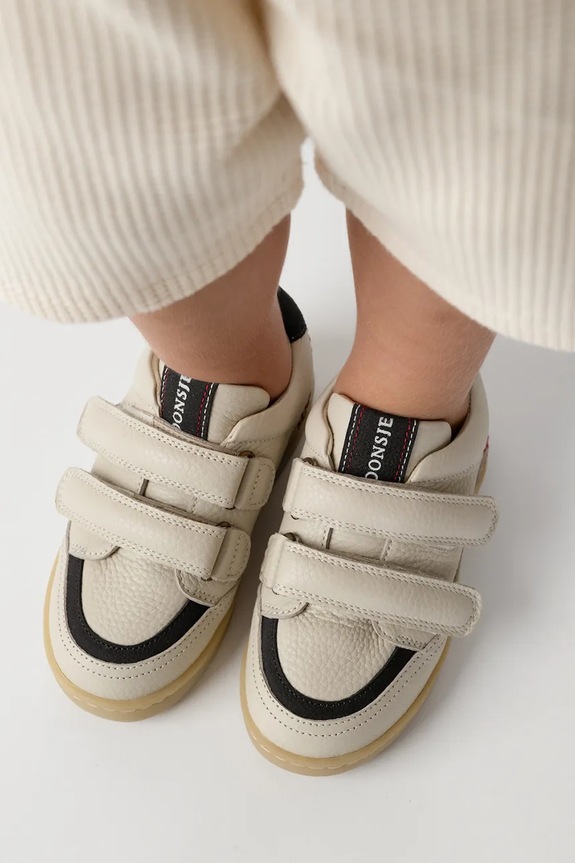 Donsje sneakersy dziecięce skórzane beżowy 2033100.29.33