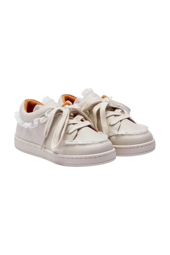 Donsje sneakersy dziecięce skórzane 2033000.29.33 beżowy AW26