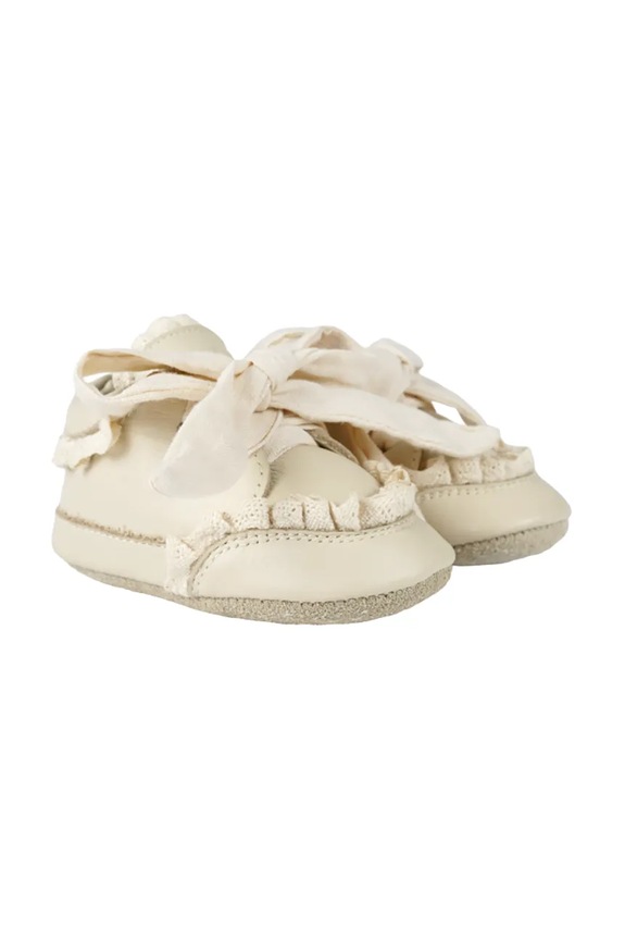 Donsje buty niemowlęce skórzane 1043300 beżowy AW26