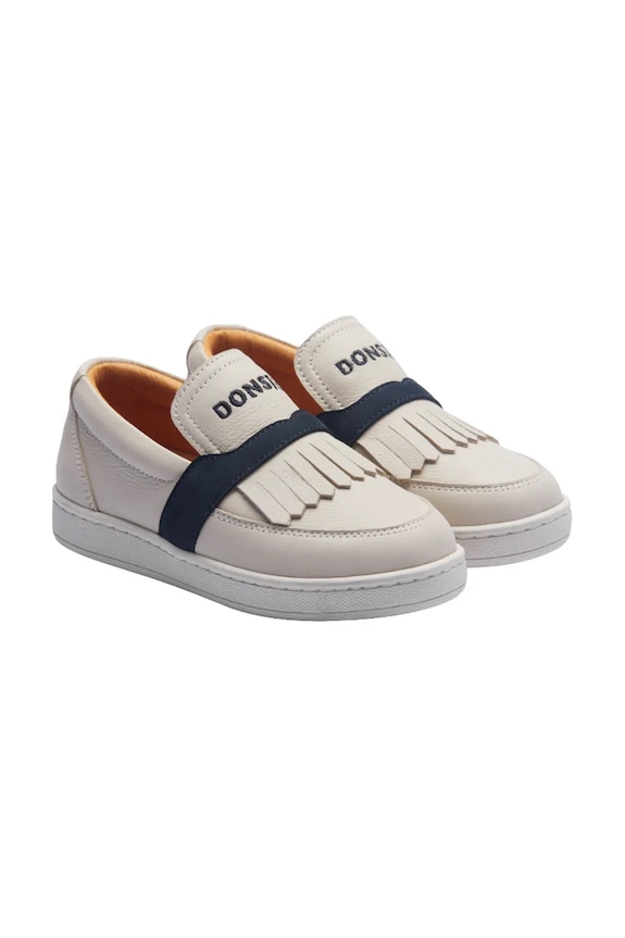 Donsje loafersy dziecięce skórzane 2032900.29.33 beżowy AW26