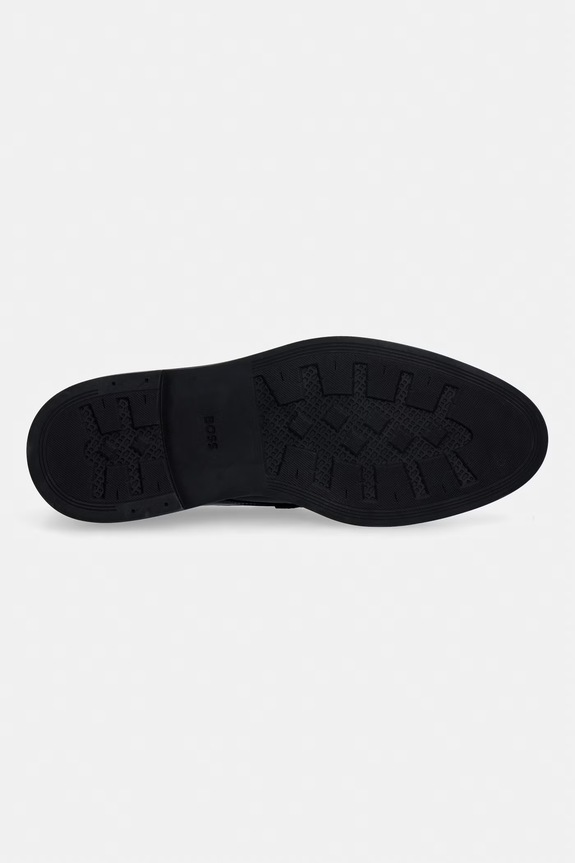 BOSS мокасини мъжки от кожа Calev 50568869.001 черен
