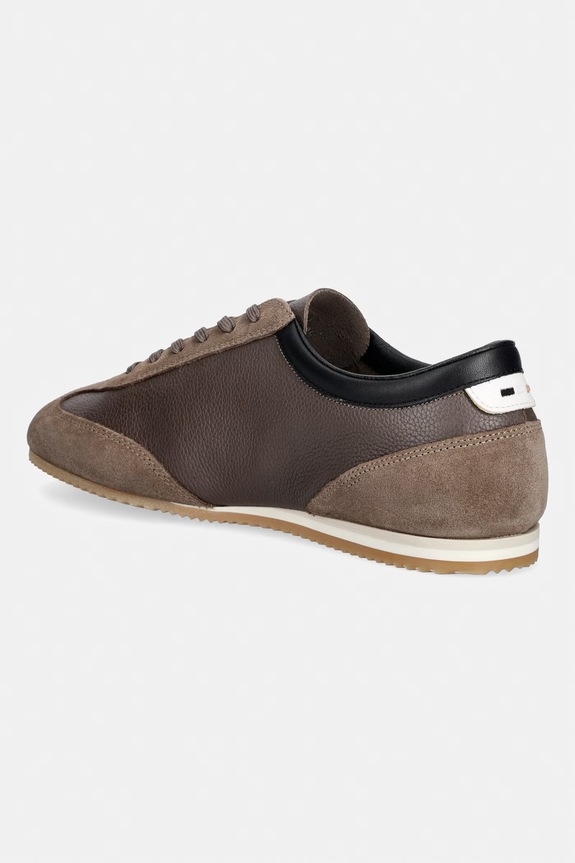 Scarpe BOSS Lineor sneakers da uomo in pelle 50568463.241 marrone
