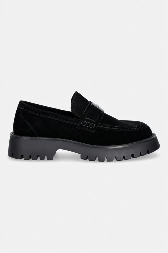 Guess мокасины для мужчин замшевые GORIZIA FMTZIA.SUE14.BLACK чёрный AW26