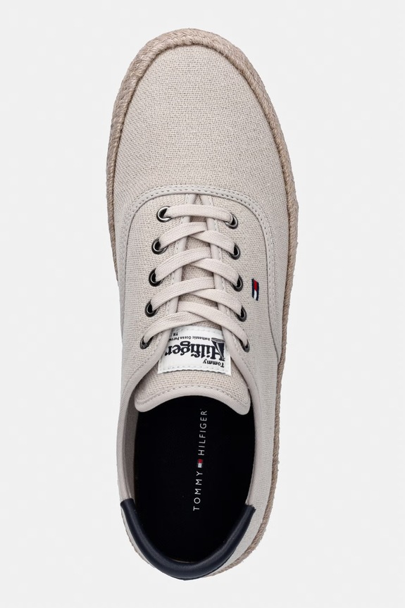 Tommy Hilfiger TH HI VULC CORE JUTTE CANVAS tenisice za muškarce bež FM0FM05872