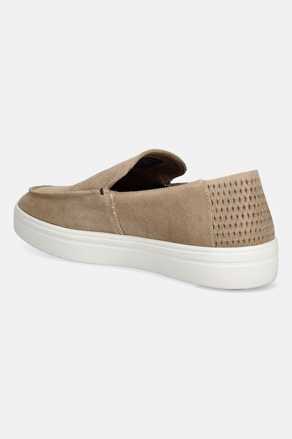 Obuwie Tommy Hilfiger mokasyny męskie zamszowe MODERN LIGHT SUEDE LOAFER FM0FM05924 brązowy