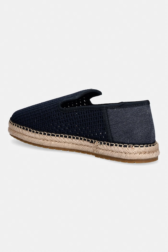 Obuwie Tommy Hilfiger espadryle męskie FLEX HILFIGER KNIT ESPADRILLE FM0FM05894 granatowy