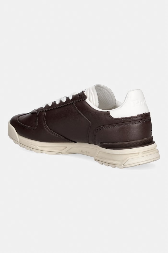 Obuv Polo Ralph Lauren Varick Sig tenisky pánske kožené 809P13089003.201 hnedá