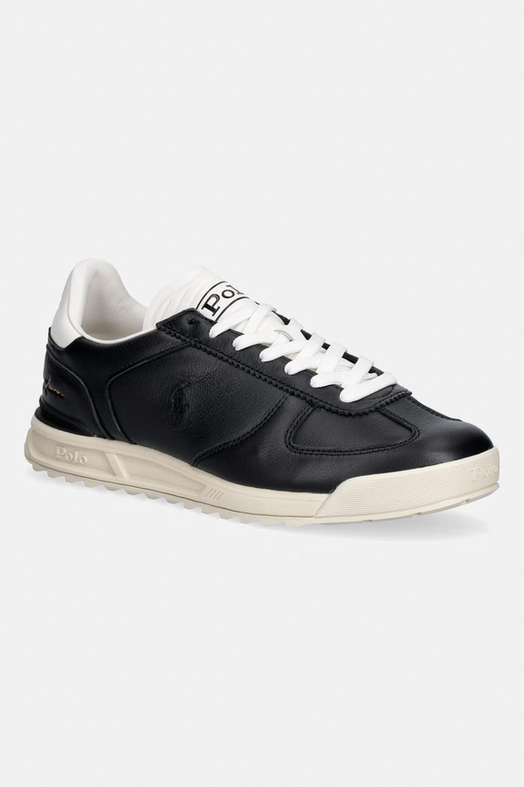 Polo Ralph Lauren Varick Sig sneakersy męskie skórzane czarny 809P13089002.001